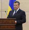 <p>O presidente deposto da Ucr&acirc;nia, Viktor Yanukovich, participa de uma coletiva de imprensa em Rostov-on-Don, em mar&ccedil;o</p>  Foto: Maxim Shemetov / Reuters