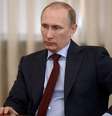 <p>Presidente da Rússia, Vladimir Putin, participa de uma reunião em sua residência nos arredores de Moscou, em 27 de março</p>  Foto: AFP