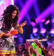 Na noite deste sábado (29), estrelas do cinema, da TV e da música foram premiados no Kids Choice Awards. Na foto, Selena Gomez, eleita melhor cantora  Foto: Getty Images 