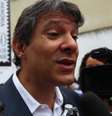 <p>Fernando Haddad aproveitou show da Virada Cultural</p>  Foto: Renato S. Cerqueira / Futura Press