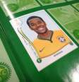 Figurinha de Robinho está no álbum da Copa do Mundo  Foto: Allan Farina / Terra