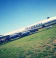 Avião cargueiro DC8 que pertencia à Skymaster vai virar um restaurante em Poços de Caldas (MG)  Foto: Divulgação