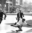 Protesto Contra a Ditadura Militar em 1968  Foto: CPDOC/FGV / Reprodução