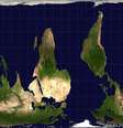 Jornal pede para o Google mudar seu aplicativo colocando a África no topo do mapa  Foto: Wikimedia