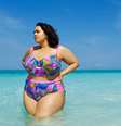 <p>A colaboração é focada na peça chamada de Nala Plus Size Uderwire Midkini</p>  Foto: Facebook / Reprodução