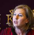 <p>Tzipi Livni declarou ao&nbsp;programa&nbsp;<em>Meet the Press</em>&nbsp;do&nbsp;<em>Channel Two </em>que os Estados Unidos deveriam diminuir interven&ccedil;&atilde;o no processo de paz do Oriente M&eacute;dio, deixando que Israel e palestinos negociassem diretamente</p>  Foto: Reuters