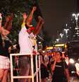 Manifestantes reclamam do assédio a mulheres nos meios de transporte  Foto: Renato S. Cerqueira / Futura Press