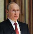 <p>Presidente russo, Vladimir Putin fala a funcionários do Serviço Federal de Segurança (FSB, sucessor da KGB soviética), em Moscou, nesta segunda-feira, 7 de abril</p>  Foto: AP
