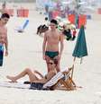 <p>Carol Francischini curtiu praia em Ipanema nesta quarta-feira (9) </p>  Foto: Jc Pereira / AgNews