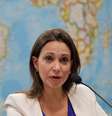 <p>Deputada destituída Maria Corina Machado fala durante uma reunião da Comissão de Relações Exteriores do Senado Federal, em Brasília, na última quarta-feira, 2 de abril</p>  Foto: AP