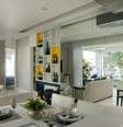 A designer de interiores Cristina Barbara criou um apartamento decorado para o empreendimento Oliva Vila Mascote, na Zona Sul de São Paulo. Para criar uma sensação de amplitude no imóvel de 70 m2 ela recorreu a uma parede de espelhos e à integração de ambientes. Informações: (11) 3842-8562  Foto: Rômulo Fialdini/ Barbara e Purchio 