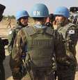 A base da ONU em Bor é o lar de cerca de 5.000 civis deslocados  Foto: AFP