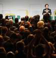 <p>Presidente Dilma durante discurdo no NetMundial</p>  Foto: Reuters