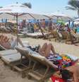 'Beach club' de Jurerê (foto de arquivo), popular e rentável destino turístico envolto em irregularidaes  Foto: Fabricio Escandiuzzi / Especial para Terra
