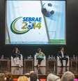 <p>A 'Carreta da Copa' faz parte do programa Sebrae 2014, que reúne uma série de ações desenvolvidas pelo Sebrae para ampliar as oportunidades de negócio durante o mundial</p>  Foto: Sebrae-SP/Divulgação