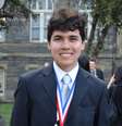 Estudante Ramon Gonçalves durante competições internacionais de química  Foto: Arquivo Pessoal / Facebook