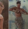 La revista Vogue cumple 39 años y celebra con la gloriosa Rihanna y su amazónico topless  Foto: Vogue Brasil / Instagram @badgalriri