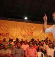 <p>"Eu serei presidente com a força de Deus e do povo", disse o presidenciável durante ato em apoio a sua pré-candidatura</p>  Foto: Yala Sena / Especial para Terra