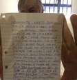 <p>Carta divulgada por Paulo Roberto Costa nesta segunda-feira</p>  Foto: Divulgação