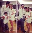 <p>Carol Celico com o marido Kaká e os filhos Luca e Isabella: cuidado com a alimentação</p>  Foto: Reprodução Instagram