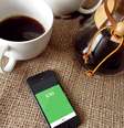 O Brewseful funciona ao indicar o tempo e a quantidade de água atrelados ao tipo grão para fazer café  Foto: Brewseful / Reprodução