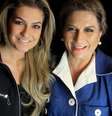 Margarete Salazar foi maquiada por sua filha, a blogueira Alice Salazar  Foto: Divulgação
