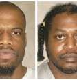 <p>Os detentos no corredor da morte Clayton Lockett (esquerda) e Charles Warner são vistos em imagens do Departamento de Correções de Oklahoma, nos Estados Unidos, em junho de 2011</p>  Foto: Divulgação / Reuters