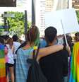 <p>"Não queremos ser aceitas, mas respeitadas", este foi o lema da marcha que pediu o "fim do machismo"</p>  Foto: Janaina Garcia / Terra