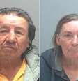 <p>Sandra Kruser e Wilson Benally foram flagrados fazendo sexo oral no gramado da igreja</p>  Foto: Salt Lake City Police Department / Reprodução