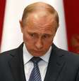 <p>Presidente russo, Vladimir Putin participa de uma coletiva de imprensa após uma reunião com o presidente suíço e ministro das Relações Exteriores, Didier Burkhalter, no Kremlin, em Moscou, em 7 de maio</p>  Foto: Reuters