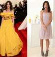 <p>A atriz Katie Holmes usou vestido amarelo em evento no início da semana. na quarta-feira (7), ela preferiu modelo mais discreto</p>  Foto: Grosby / Getty Images 