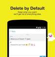 <p>Snapchat promete deletar mensagens para sempre</p>  Foto: Reprodução