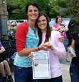 <p>Kristin Seaton e Jennifer Rambo são o primeiro casal homossexual a se casar no Arkansas</p><p> </p>  Foto: Twitter