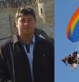 Denio Darlan Bianchini da Silva (E), 26 anos, e Mateus Dias San Martin, 38 anos, morreram na queda de um avião de instrução em Cachoeira do Sul  Foto: Facebook / Reprodução