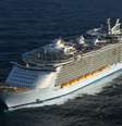 <p>Oasis of the Seas e seu irmão, Allure of the Seas, são os dois maiores navios de cruzeiro do mundo</p>  Foto: Royal Caribbean International/Divulgação