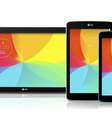 A nova linha de tablets LG G Pad será lançada nas versões 7, 8 e 10 polegadas  Foto: LG / Divulgação