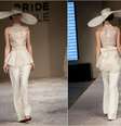 <p>Conjunto de calça e top faz parte da última coleção de Bibi Barcellos</p>  Foto: Reprodução