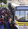 <p>Nesta terça, motoristas e cobradores fazem o segundo dia de paralisação no Rio</p>  Foto: Daniel Ramalho / Terra