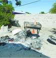 <p>Restos carbonizados do corpo foram encontrados na churrasqueira da família, na cidade de Ongwediva, no último sábado</p>  Foto: The Namibian / Reprodução