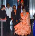 Imagem registrada instantes após a briga no elevador mostram Solange, Beyoncé e Jay-Z  Foto: Daily Mail/Splash / Reprodução