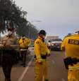 Os bombeiros concentram seus esforços na região de San Marcos, a cerca de 60 km ao norte da cidade de San Diego  Foto: Reuters