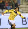 <p>Falcao Garcia em ação com a camisa da Colômbia (foto de arquivo)</p>  Foto: AFP