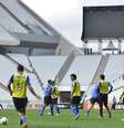 <p>Corinthians treina na véspera de estreia no estádio; sonho por estádio perseguiu gerações de corintianos</p>  Foto: Mauro Horita / AGIF / Gazeta Press