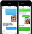 Sistema de mensagens do iPhone, iMessage impossibilitou mulher de receber de amigos que possuem o smartphone da Apple  Foto: Apple / Divulgação