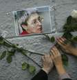 <p>Assassinato de Anna Politkovskaya despertou a indignação da imprensa internacional de organizações de defesa dos direitos humanos</p>  Foto: AP