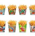 Novas embalagens de batata frita do McDonald's em celebração à Copa do Mundo de 2014  Foto: Divulgação