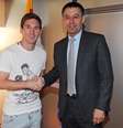 <p>Bartomeu disse que Messi fará melhor ataque do mundo com Neymar e Suárez</p>  Foto: Divulgação