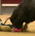 <p>Três 'matadores' ficaram feridos na Festa de San Isidro</p>  Foto: BBC