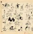 Quadrinho mostra Tintin e o cão Milú em 34 situações diferentes  Foto: Artcurial / Divulgação