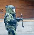 <p>Agente participa de treinamento no local que receberá a Seleção do Equador, na região metropolitana de Porto Alegre</p>  Foto: Alina Souza / Palácio Piratini / Divulgação